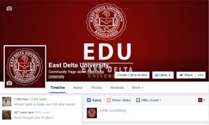 East Delta University - SkippeR Provided Social Media Services
